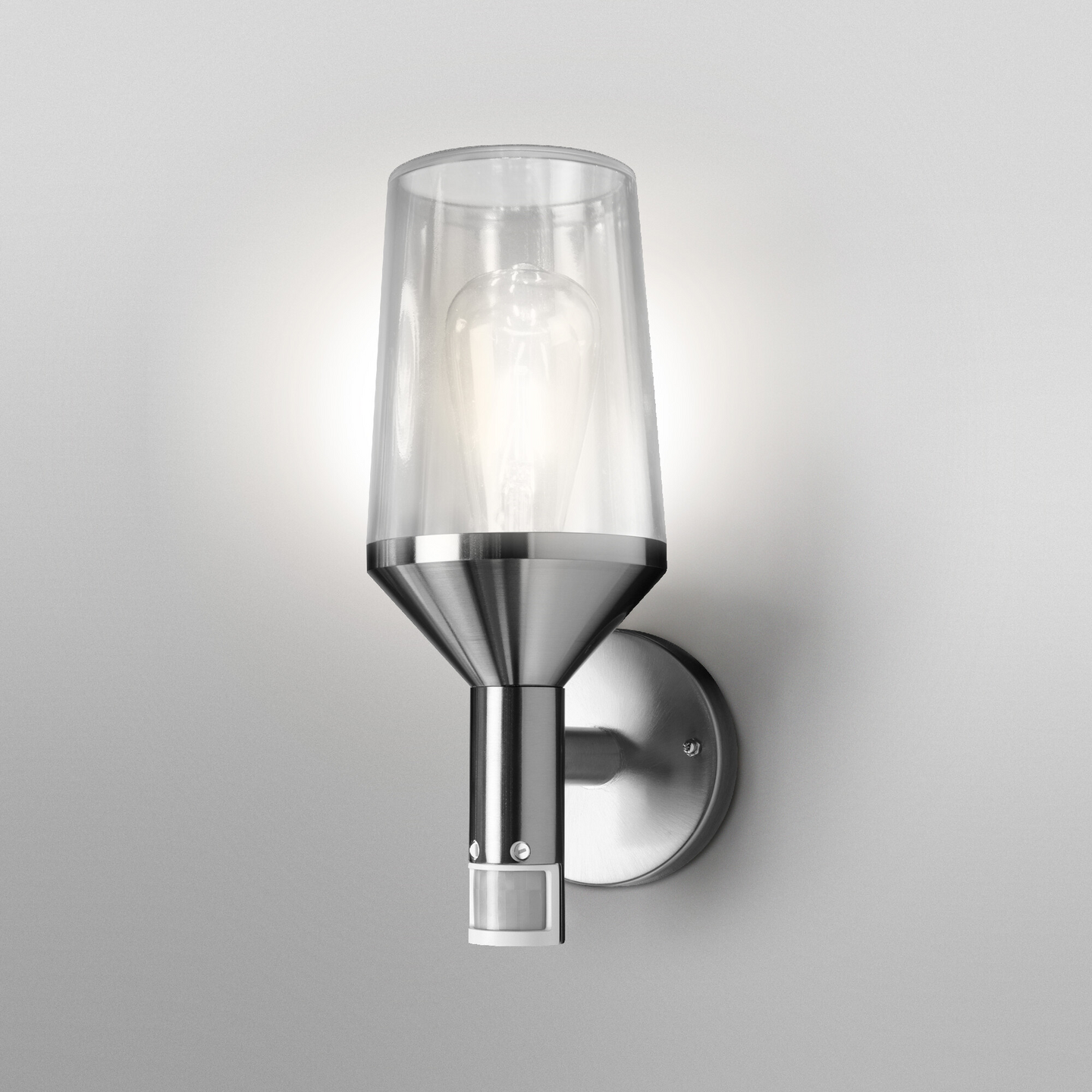 Led-seinävalaisin OSRAM Endura Classic Calice E27 IP44 tunnistimella