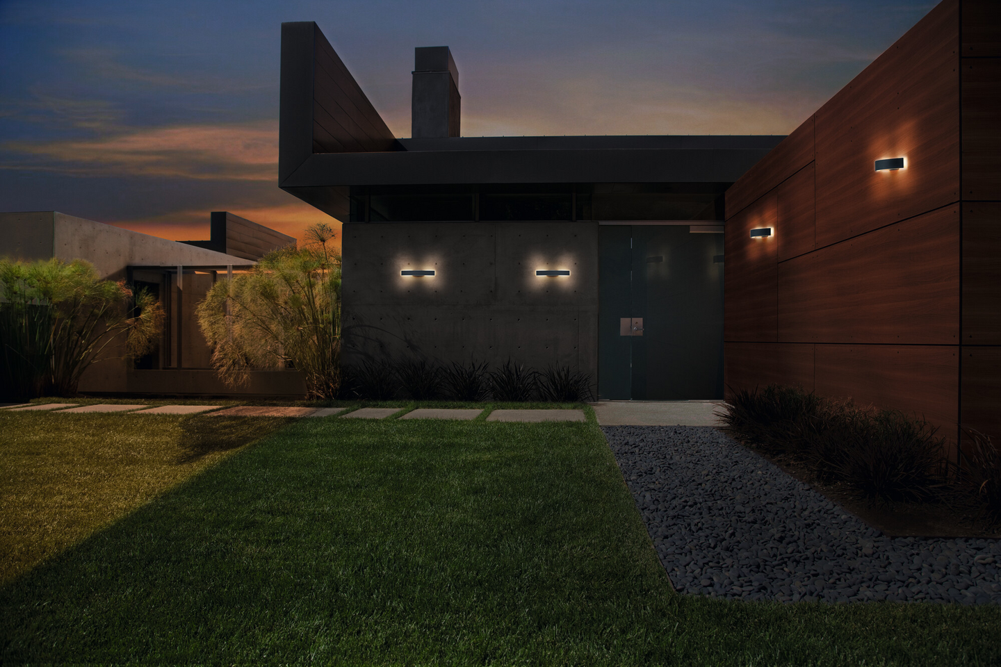 Ulkoseinävalaisin OSRAM Endura Style Bow led 3000K 280lm IP54 tumman harmaa