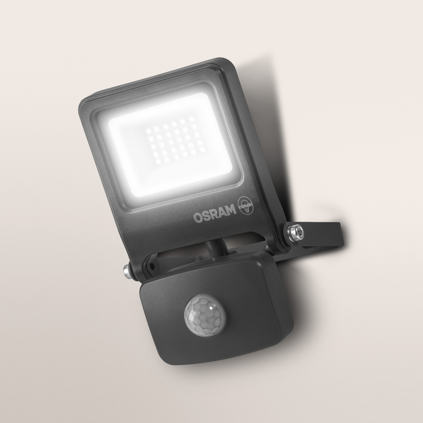 Led-valonheitin OSRAM Endura Flood 20W 4000K 1800lm IP44 harmaa tunnistimella