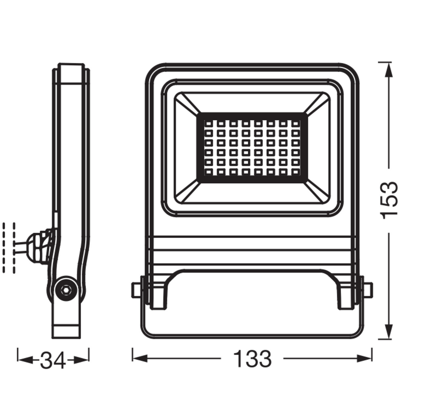 Led-valonheitin OSRAM Endura Flood 30W 4000K 3000lm IP65 harmaa