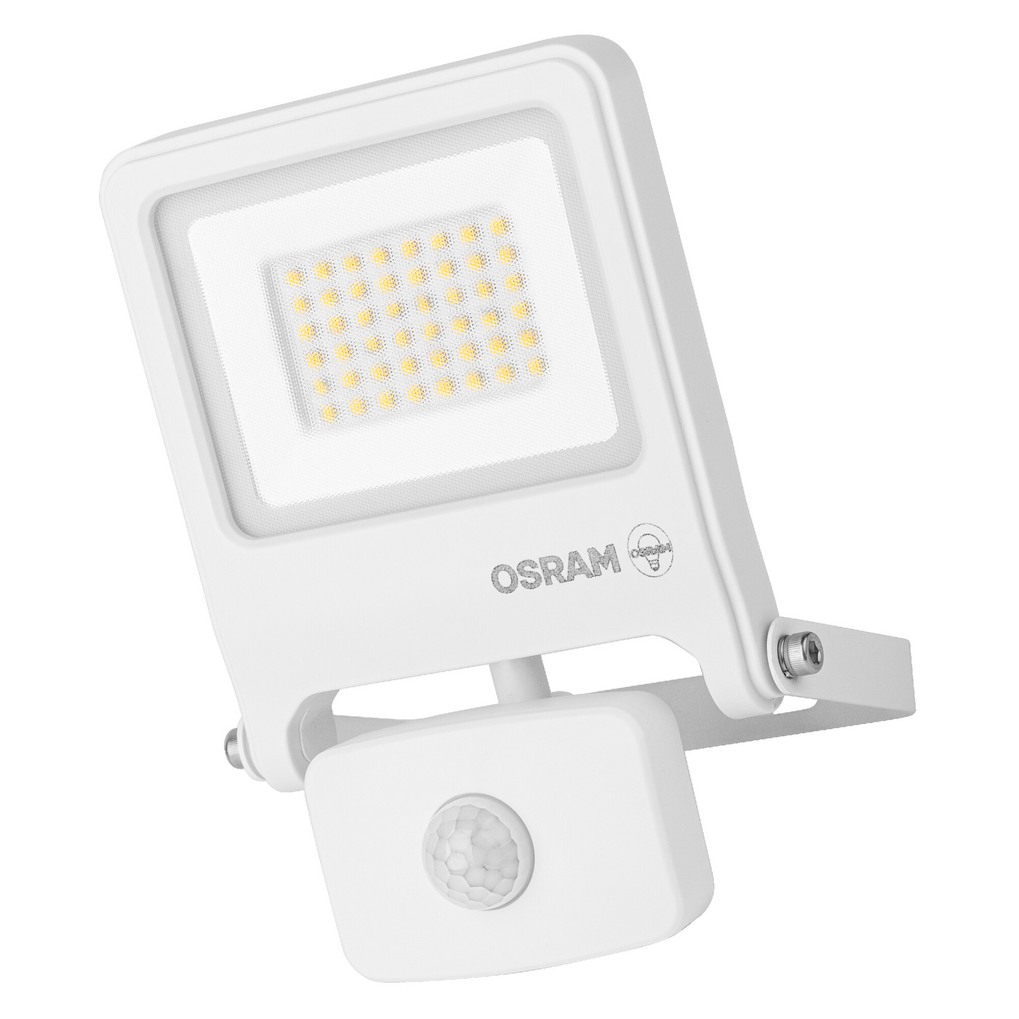 Led-valonheitin OSRAM Endura Flood 30W 3000K 3000lm IP44 valkoinen tunnistimella