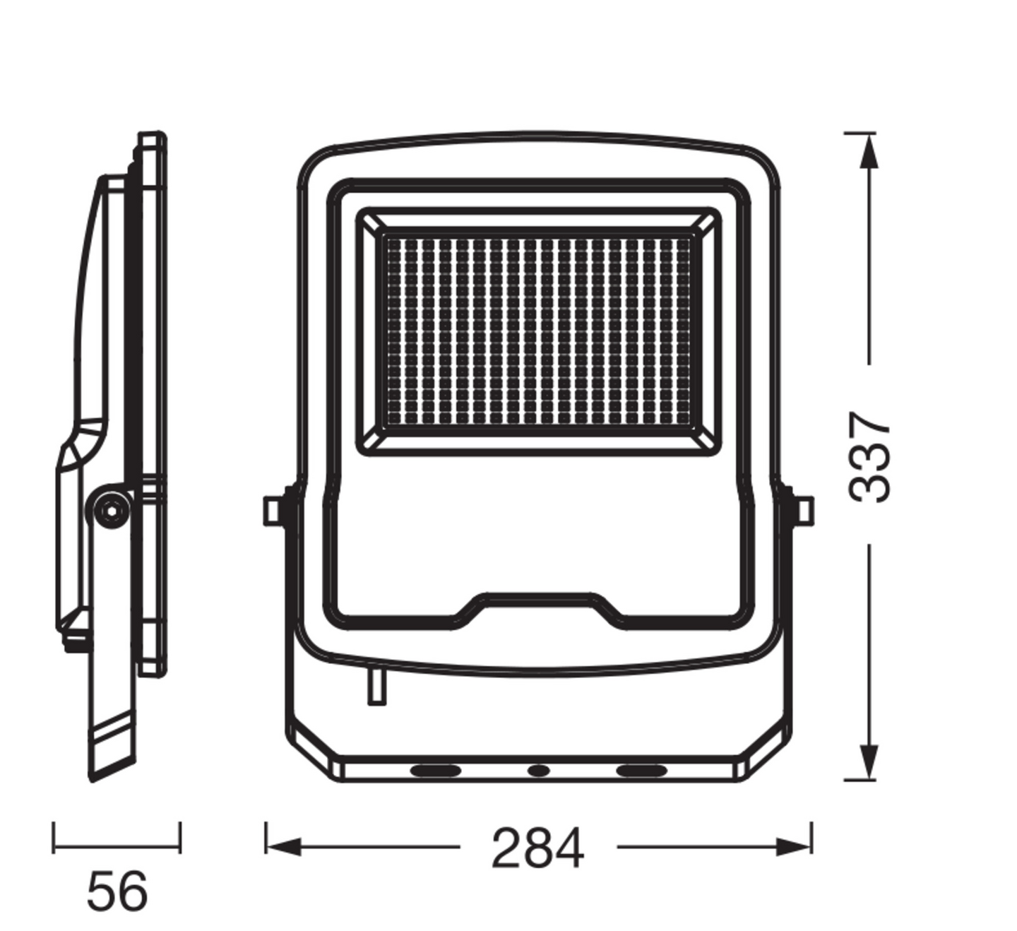 Led-valonheitin OSRAM Endura Flood 100W 4000K 12000lm IP65 harmaa