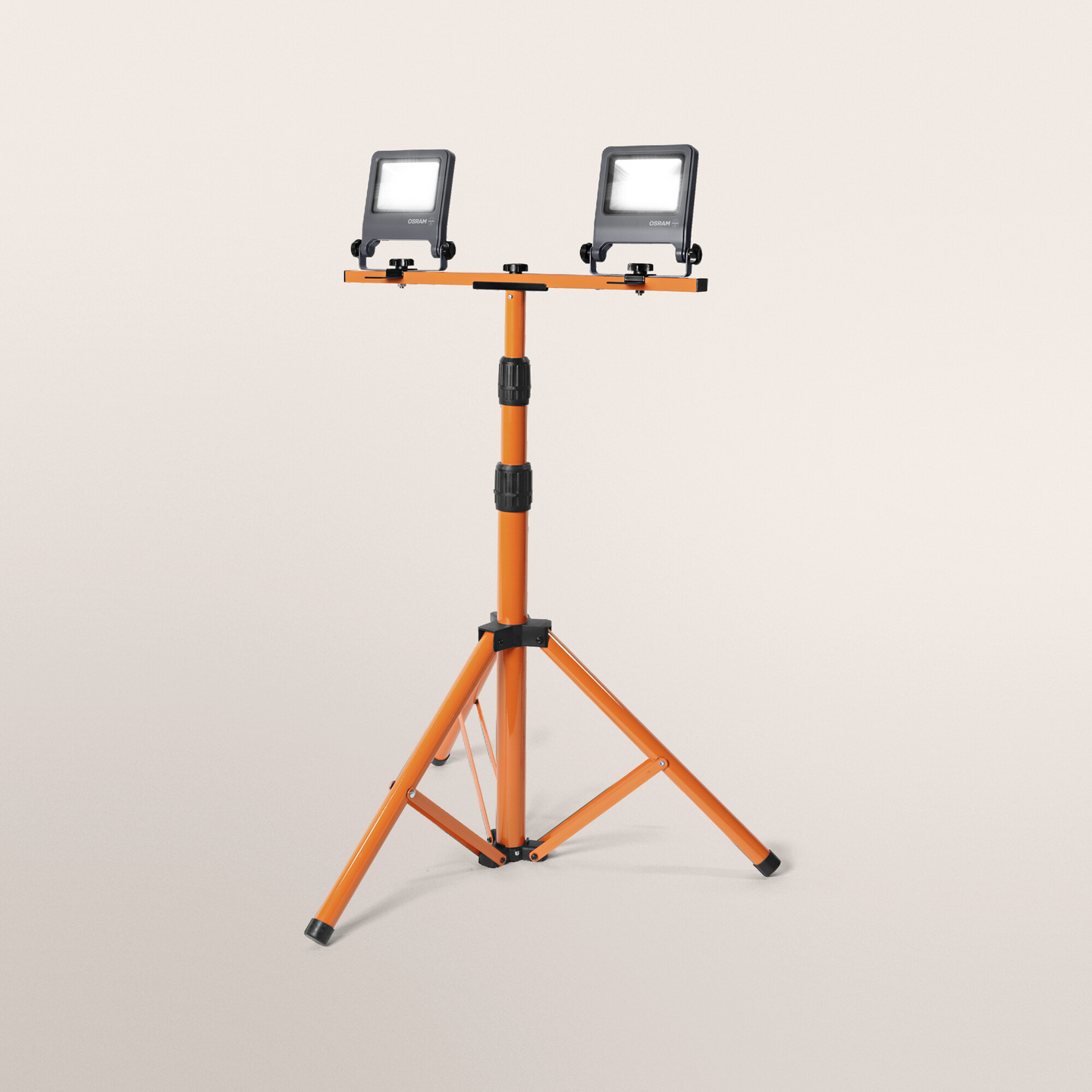 Led-työvalaisin OSRAM Worklight 2x20W 4000K 3400lm Tripod-jalusta