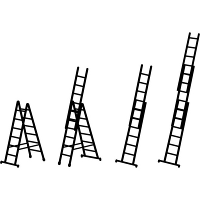 3-DELAD ZARGES KOMBISTEGE Z500  3 X