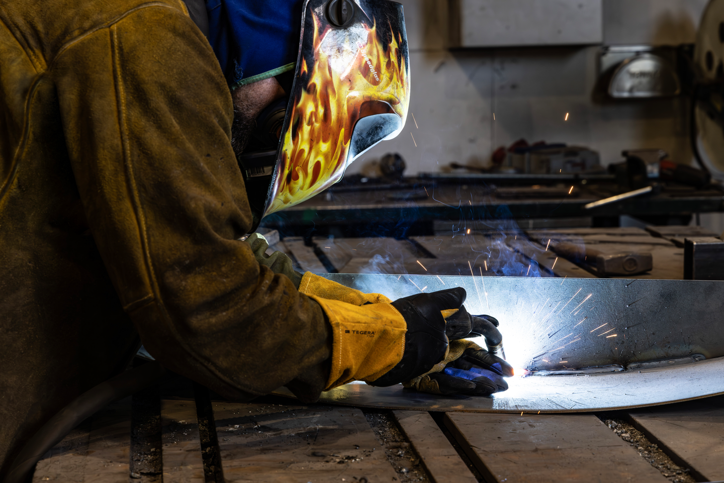 Hitsaus- ja lämpösuojakäsineet Tegera Welding 7789