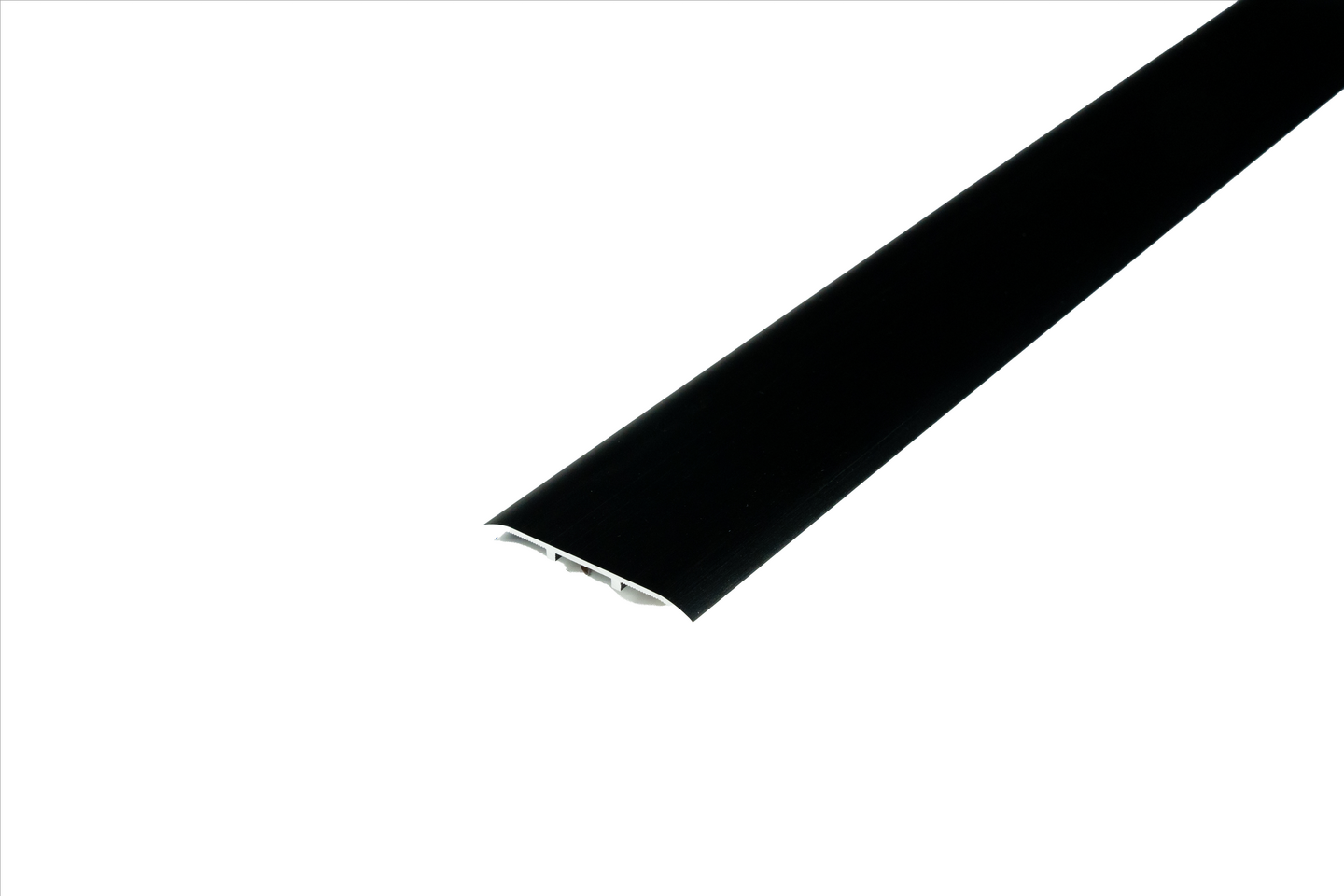 Tarrasaumalista 60mm Carbon Black sileä 1000mm