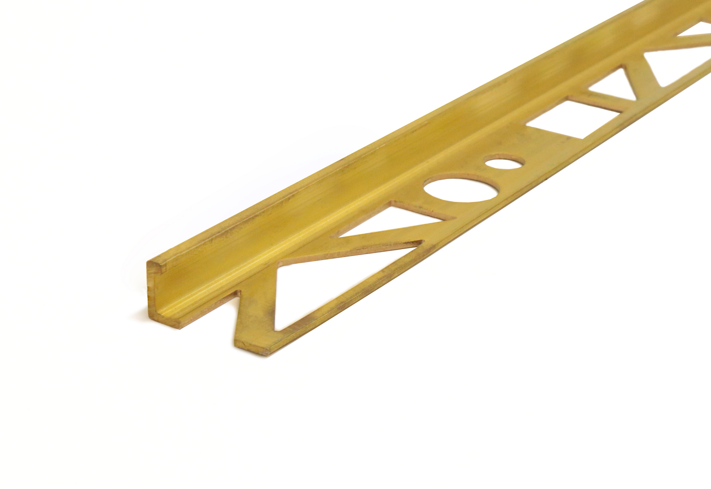 Laattapäätelista Dione 10mm messinki 2500mm