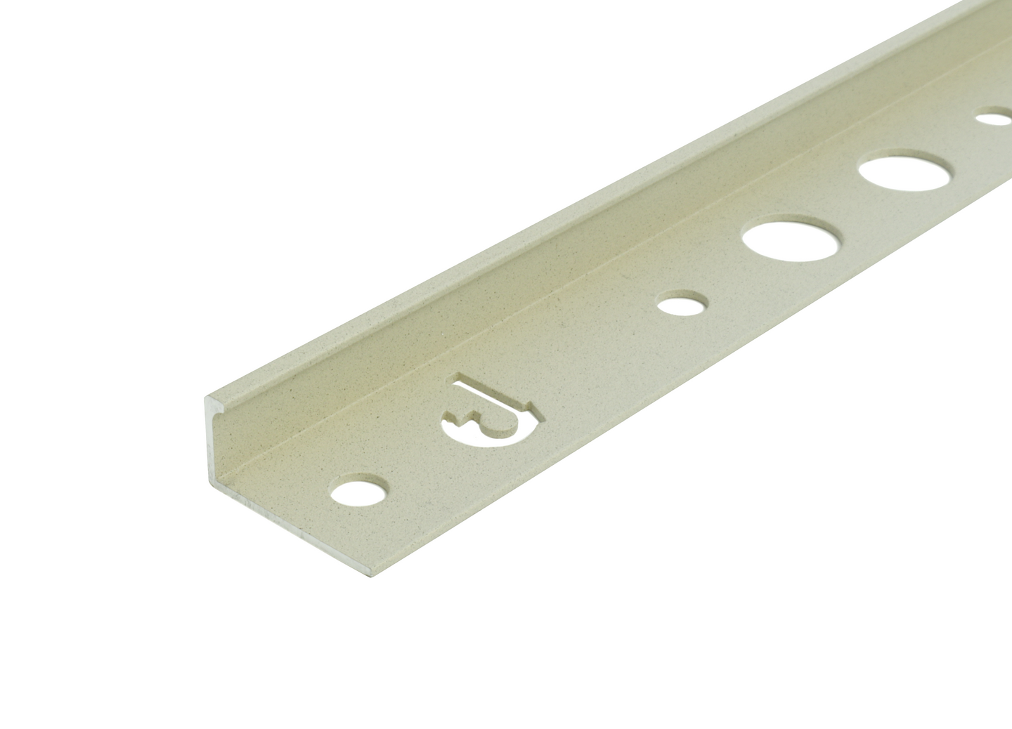 Päätelista Dione 10mm Awsr 100 Wh Sand Rustic 2,5m