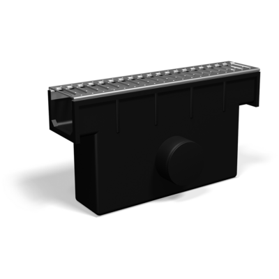 SANDFÅNG BENDERS MED LÖVSIL OCH GALVAT, A15 GALLER 500X131X280MM