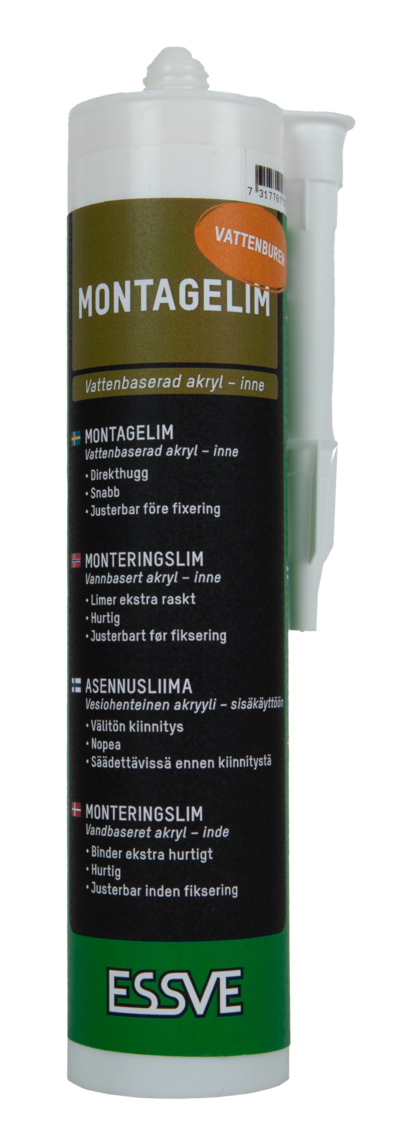 MONTAGELIM BYGG&IND EKO VIT PATRON