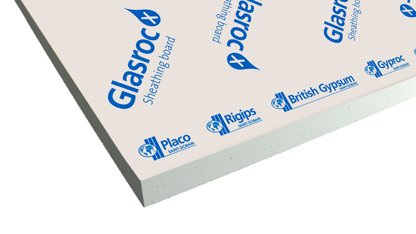 Kipsilevy Glasroc® X GRIX 13 Märkätilalevy