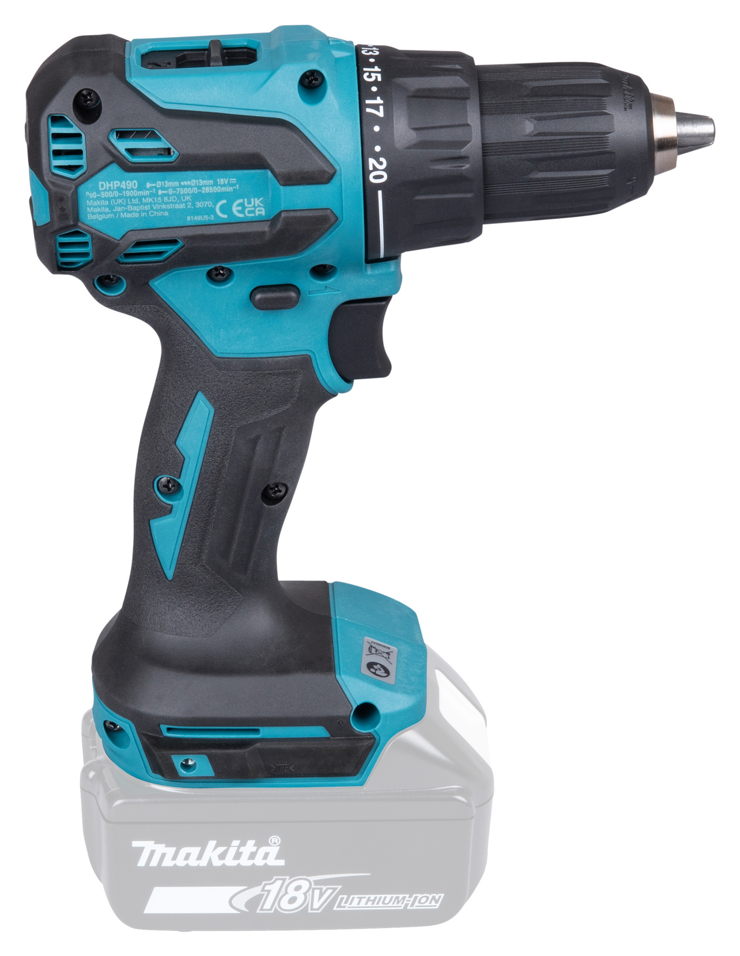 Akkuiskuporakone Makita DHP490Z 18V LXT runko