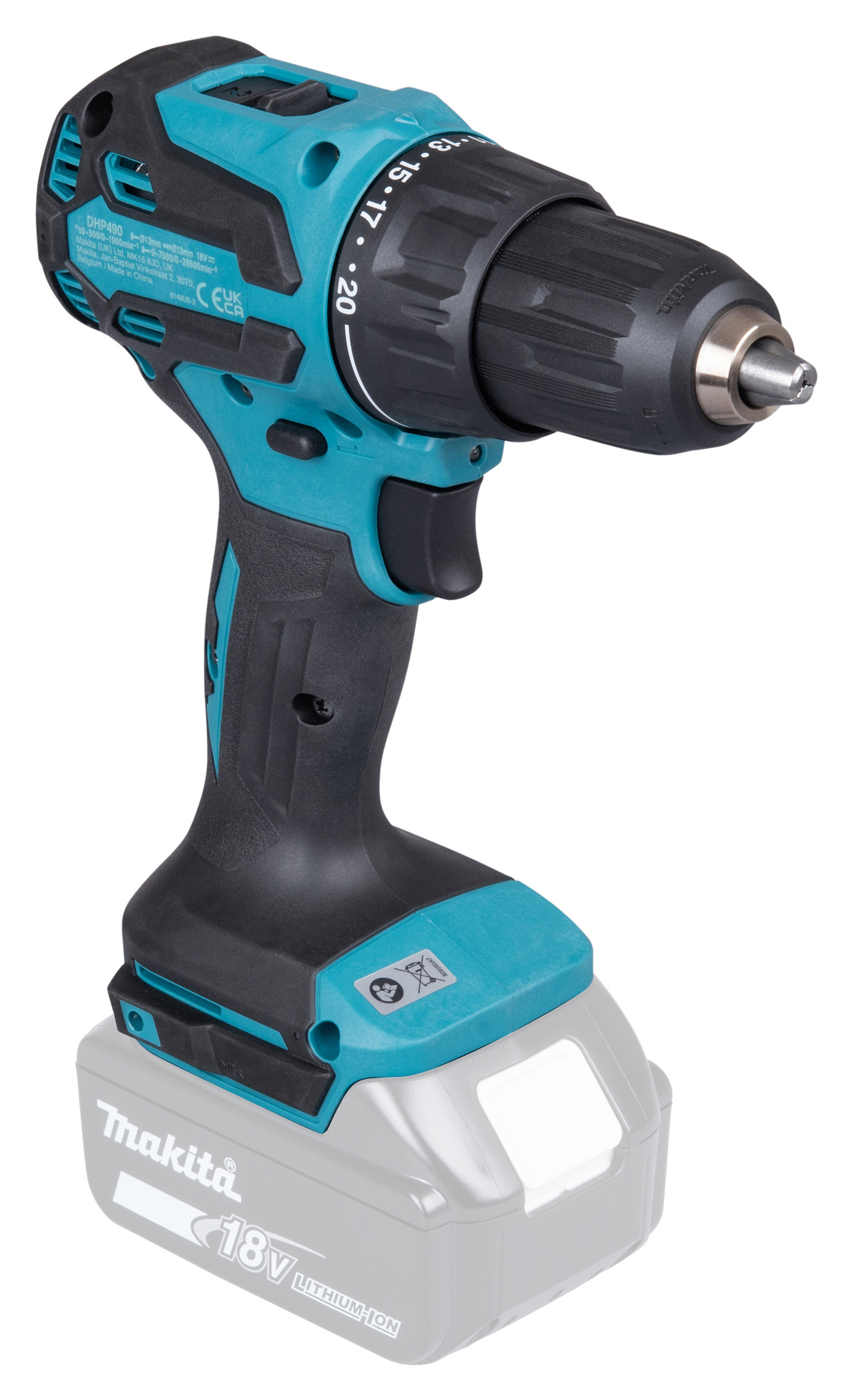 Akkuiskuporakone Makita DHP490Z 18V LXT runko