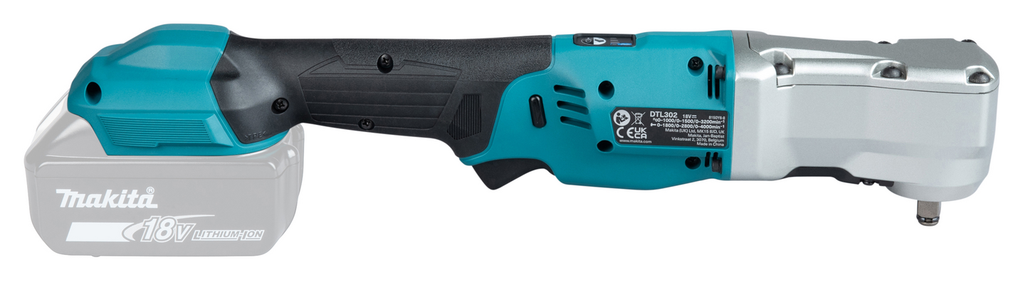 Akkumutterinväännin iskevä kulmamalli Makita DTL302Z 18V LXT runko