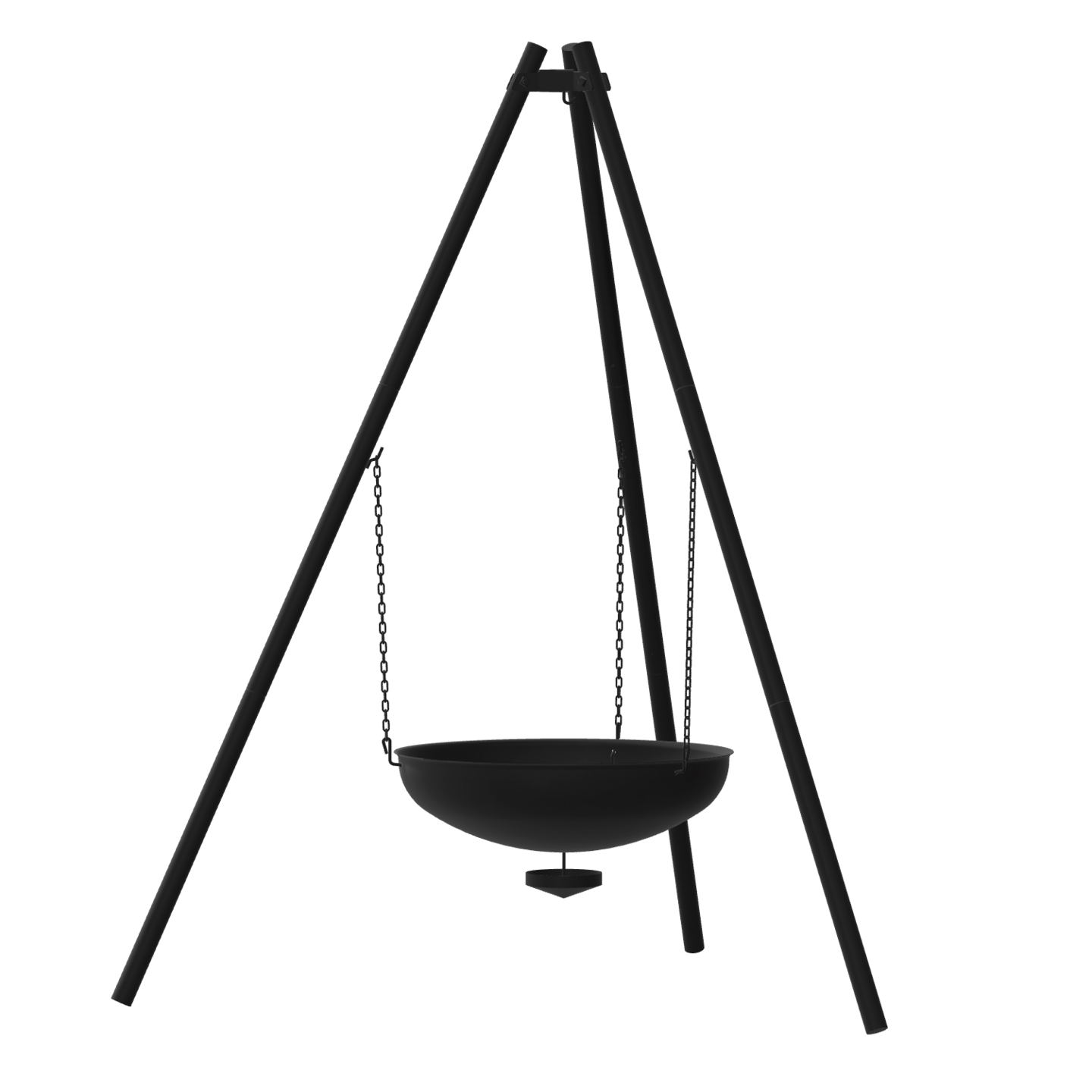 Tulipata Espegard Lun 60cm emaloitu musta