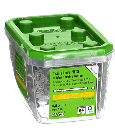 TRALLSKRUV DOLD A4 4,8X50 250ST