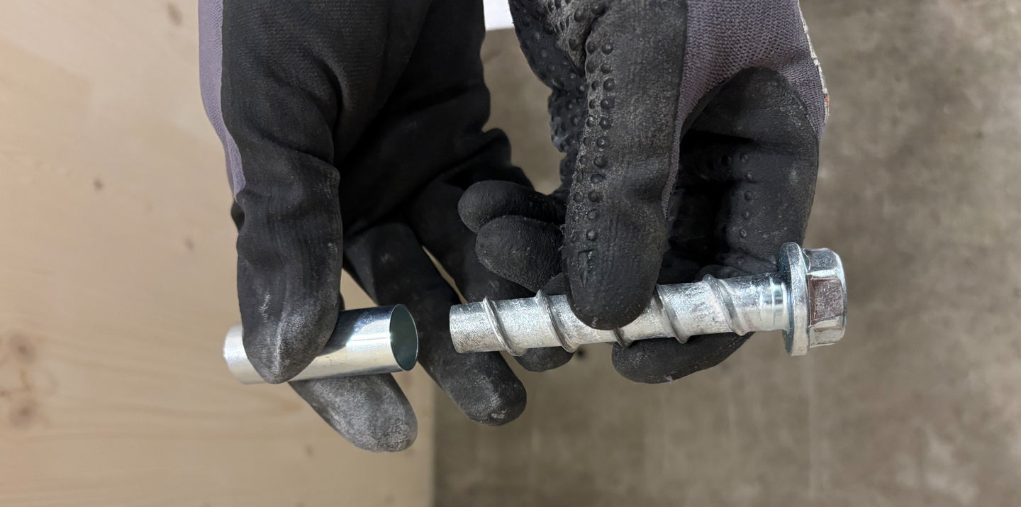 BETONGSKRUV EUS2 TESTHYLSA FÖR ÅTERANVÄNDNING 12,5(10)