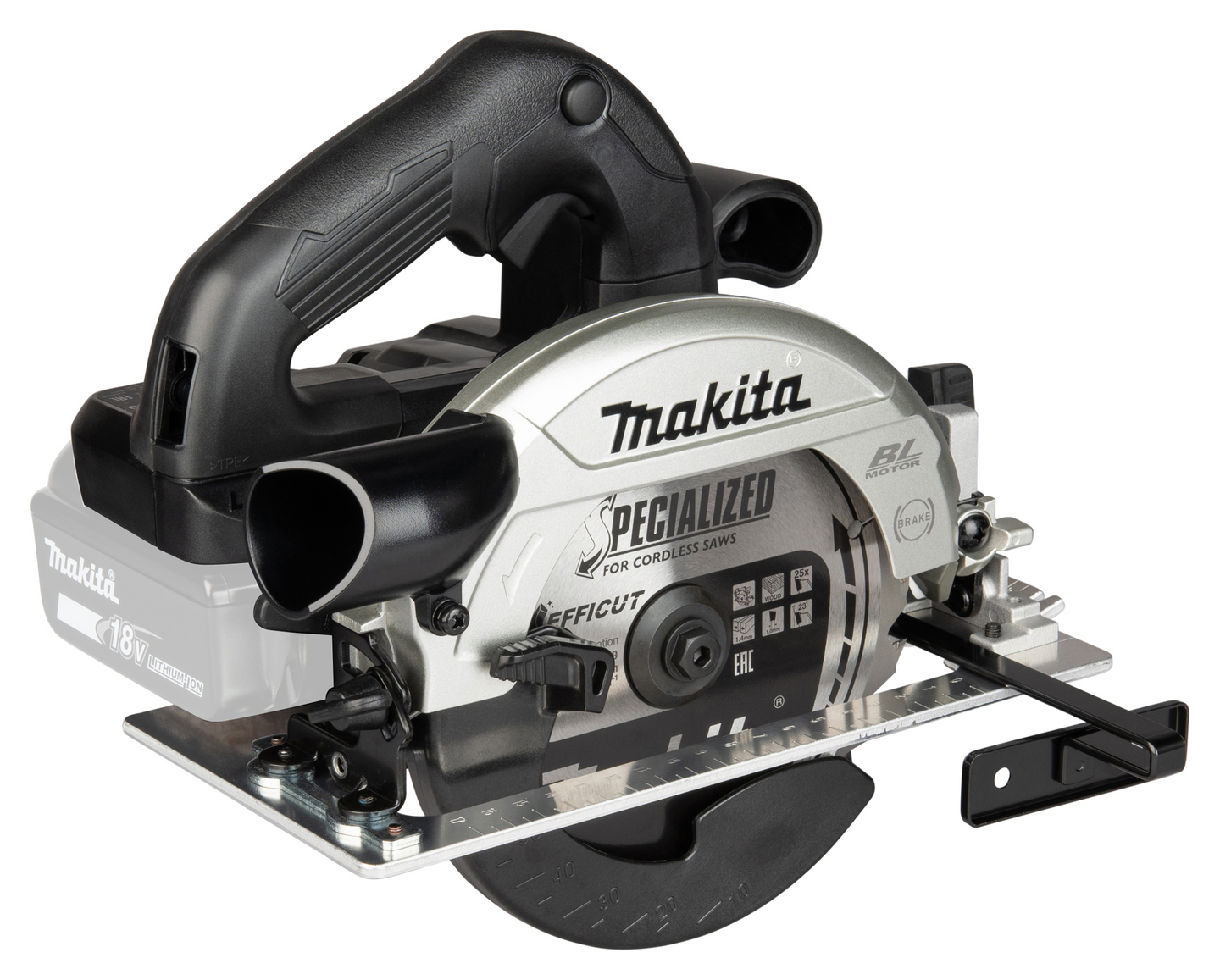 Akkupyörösaha Makita DHS660ZB 18V LXT runko musta