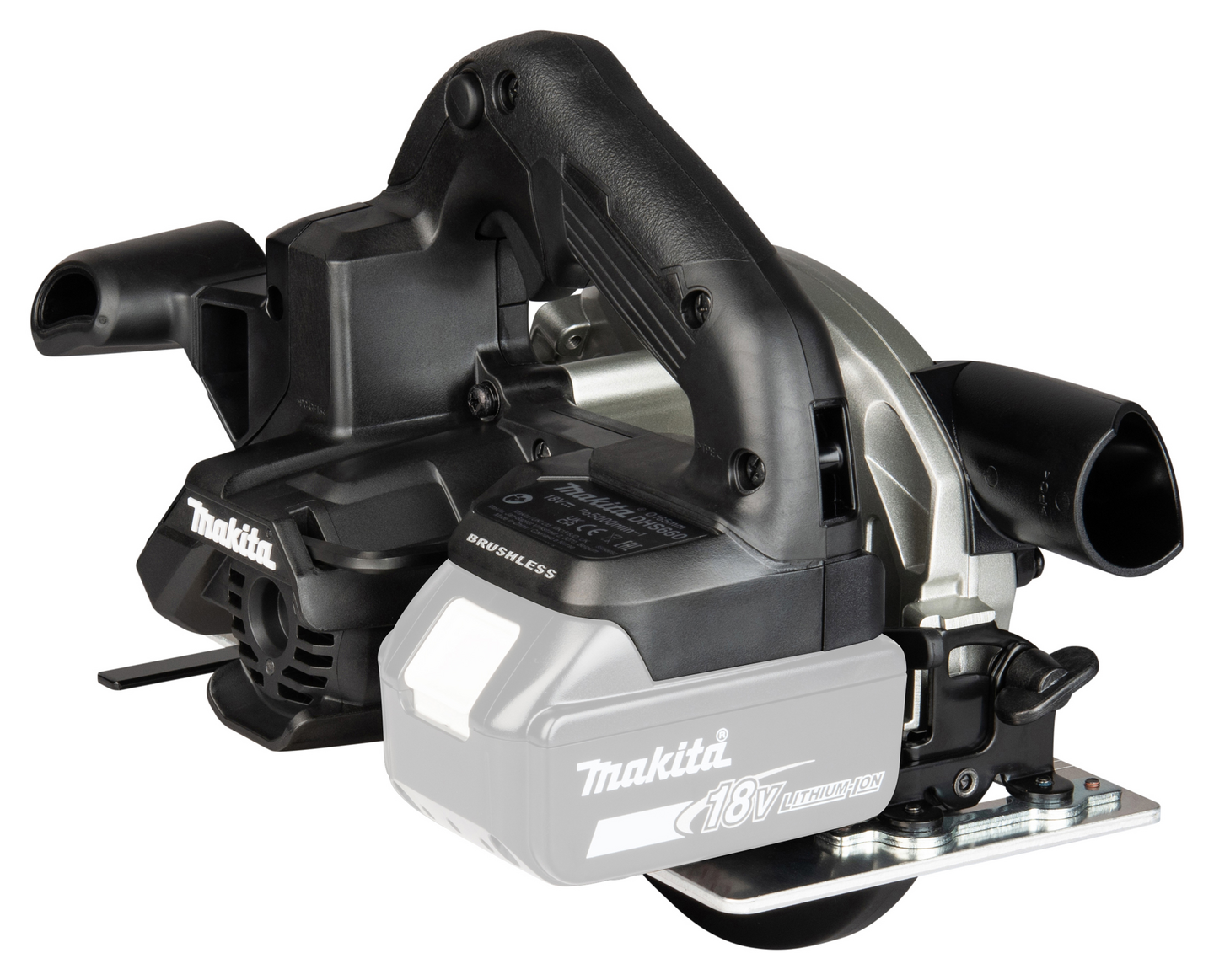 Akkupyörösaha Makita DHS660ZB 18V LXT runko musta