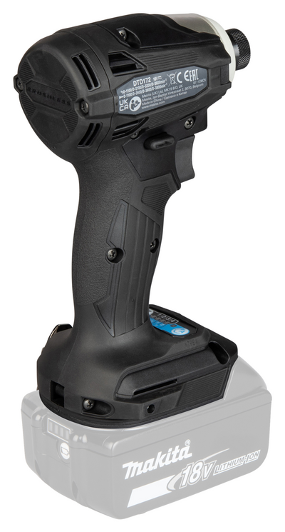 Akkuiskuruuvinväännin Makita DTD172ZB 18V LXT runko musta