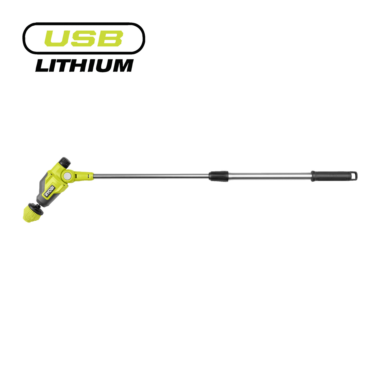 Pesuharja teleskooppivarrella Ryobi RTS4-0 4V USB-Lithium-sarja runkoversio