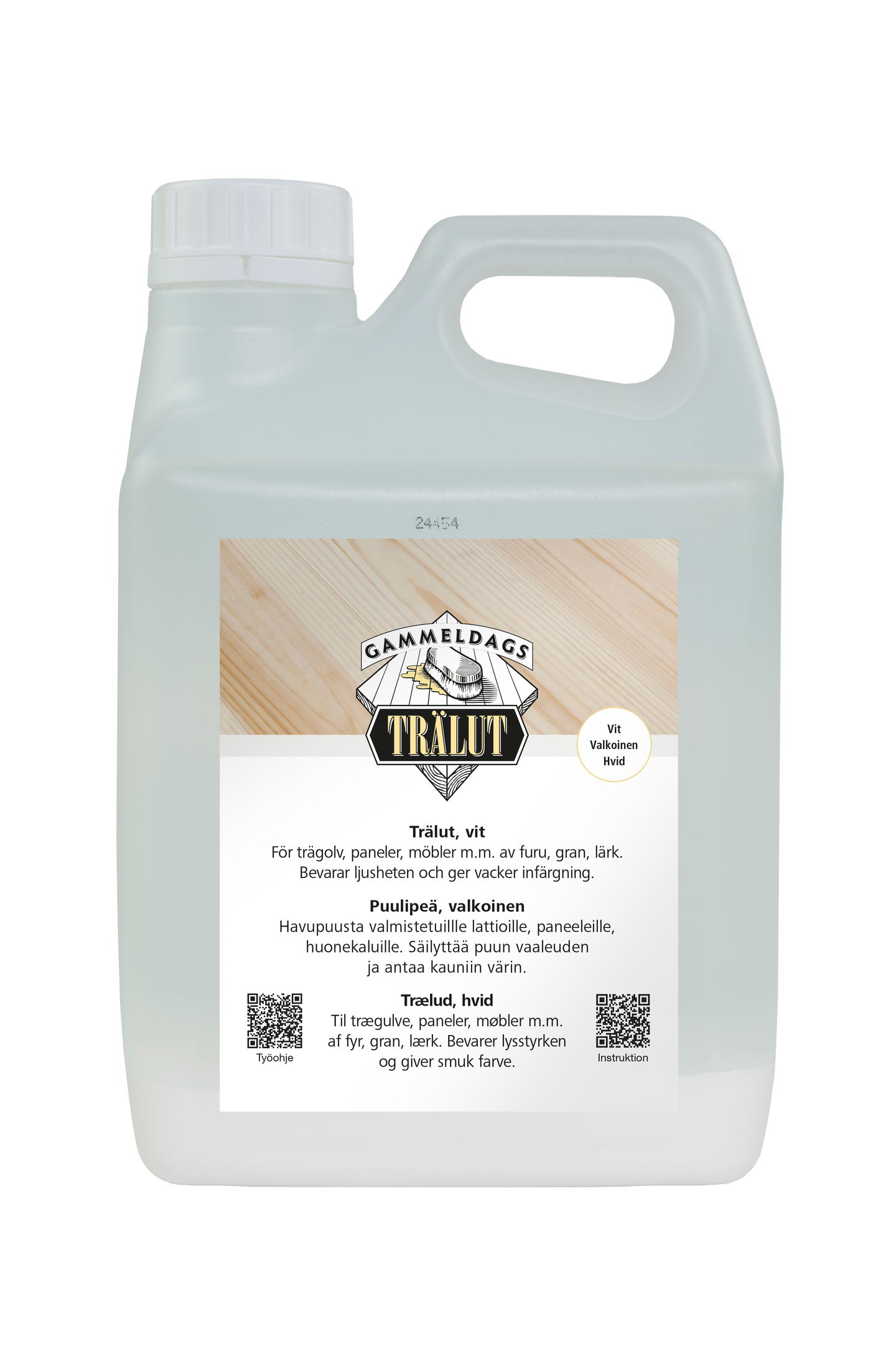 TRÄLUT GAMMELDAGS VIT 2,5L