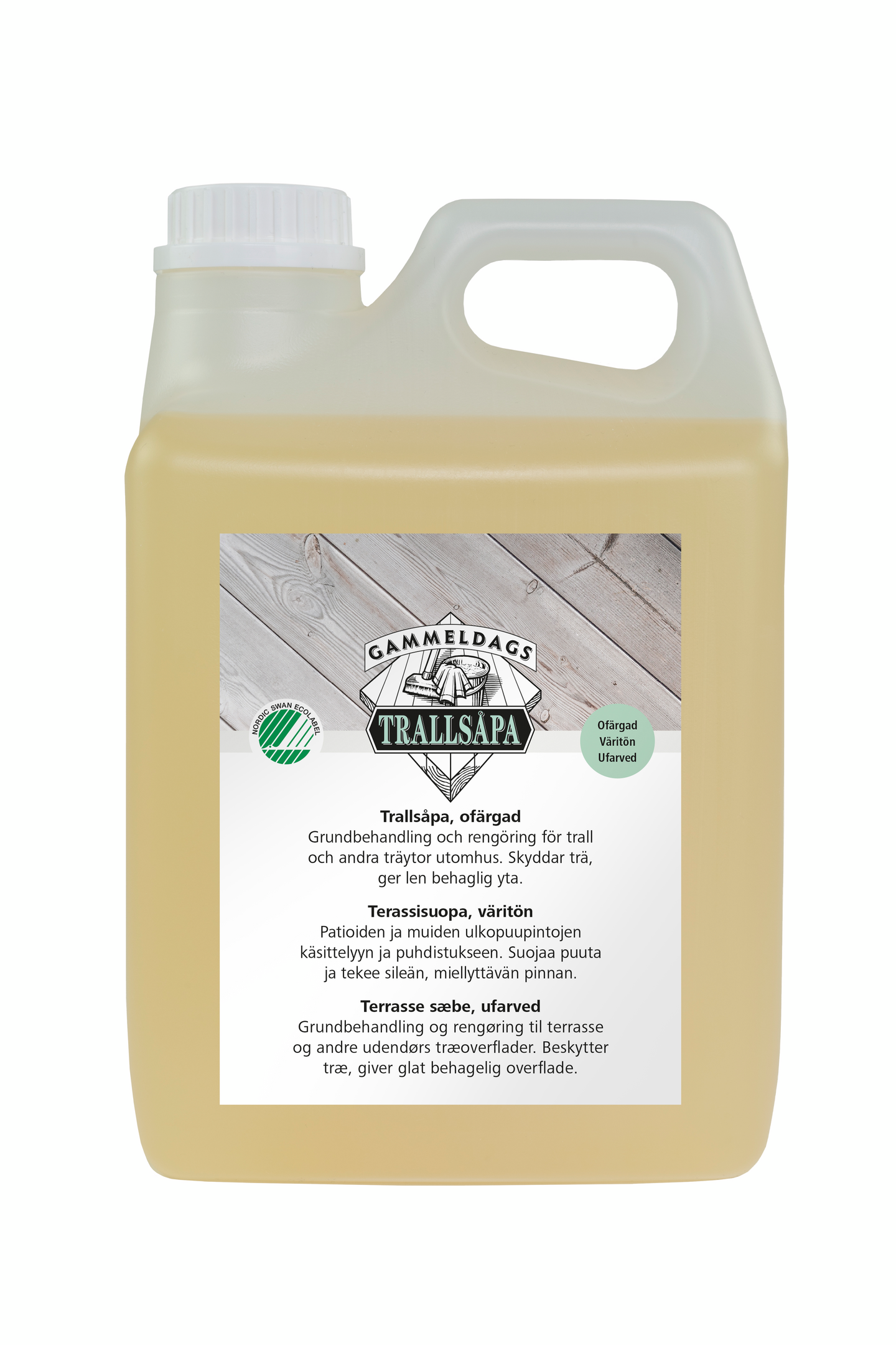 TRALLSÅPA OFÄRGAD 2,5L GAMMELDAGS