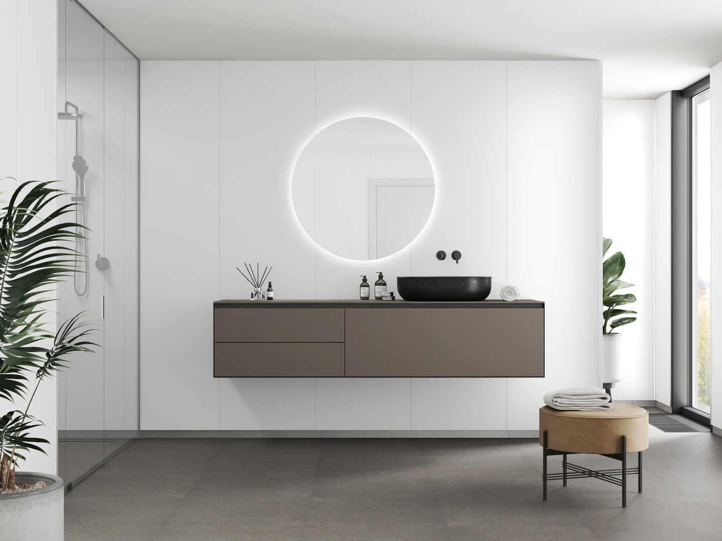 Sisustuslevy Fibo 2094-M10 S White