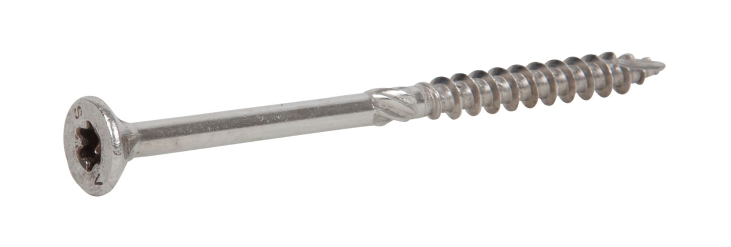 TRÄSKRUV ESSDRIVE FÖRSÄNKT HUVUD ROSTFRI A4 6,0X90 400ST