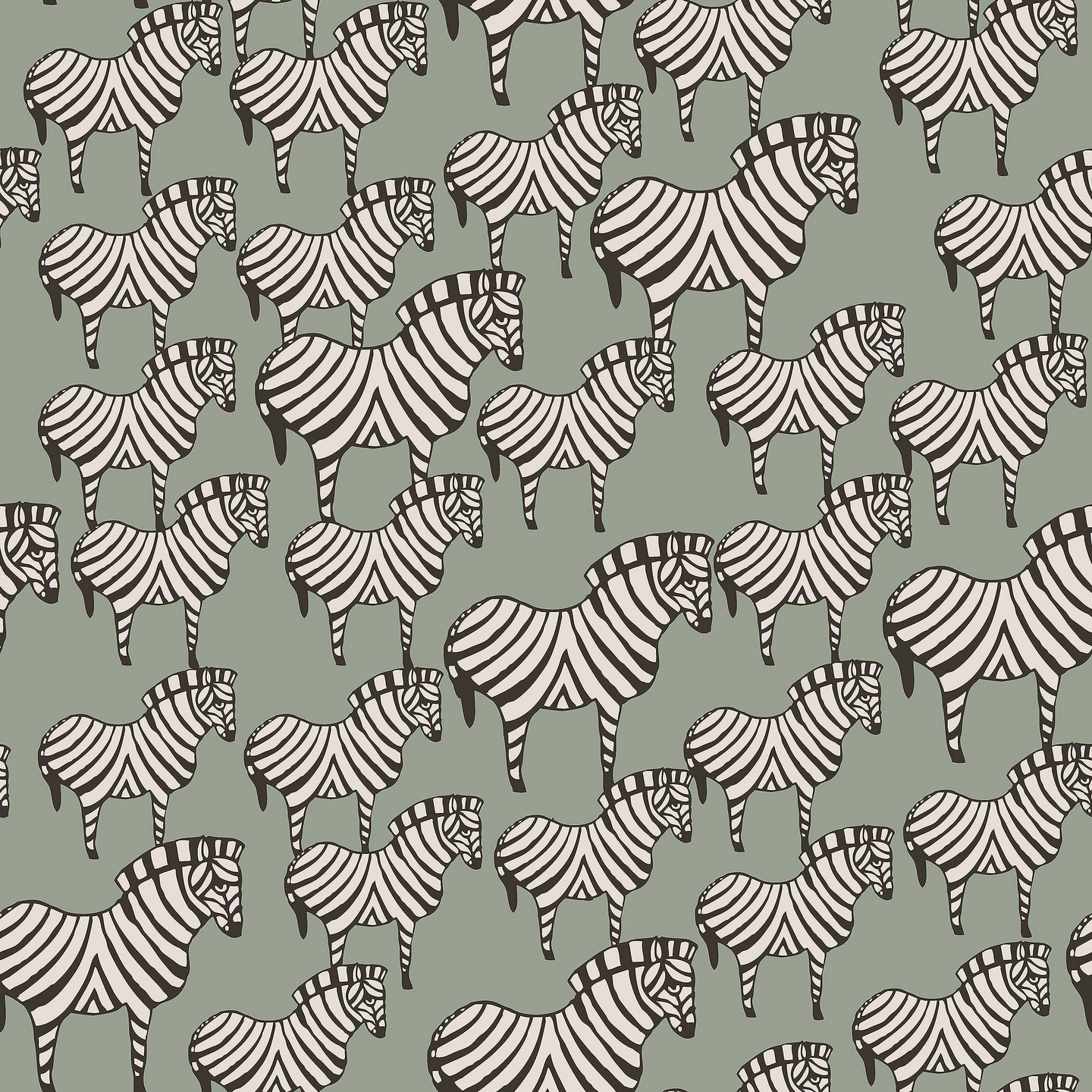 Kuitutapetti Scandinavian Designers 1379 Lisa Larson Zebra 10,05m