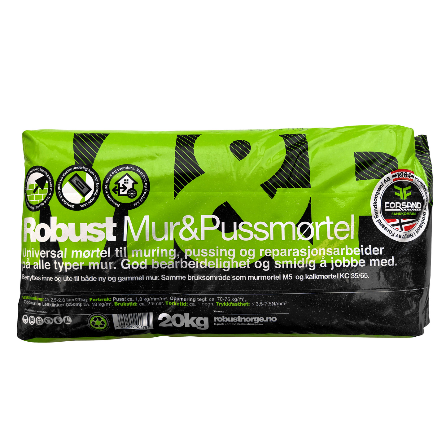 ROBUST MUR OG PUSSMØRTEL 20KG