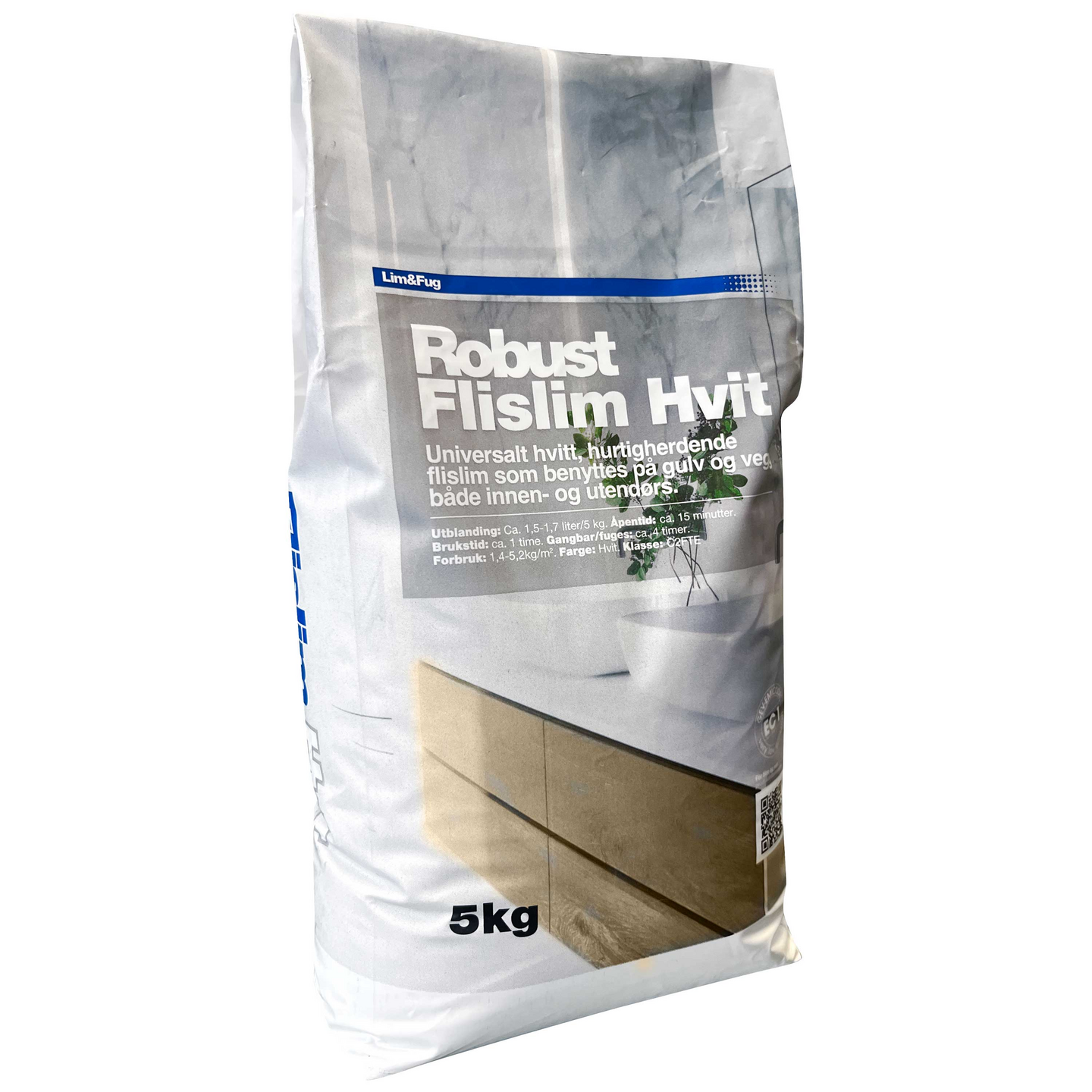ROBUST FLISLIM HVIT 5KG