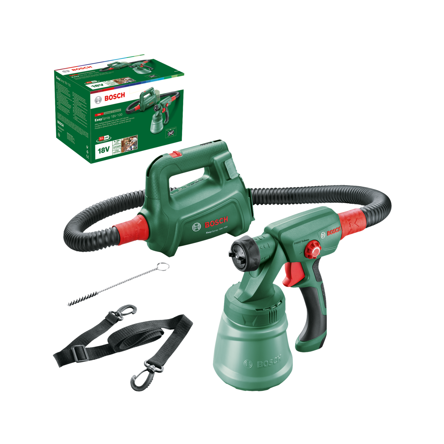 FÄRGSPRUTA BOSCH EASYSPRAY 18V-100, SOLO
