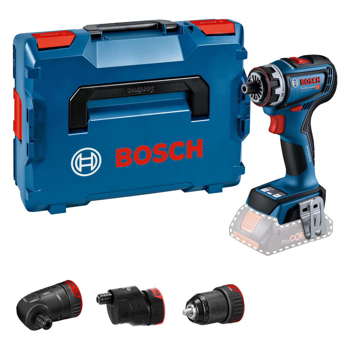 SKRUVDRAGARE BOSCH GSR 90 FC SOLO 3XGFA LB 18V