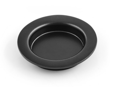 SKJUTDÖRRSHANDTAG HABO 292 SVART, Ø40MM 2 ST