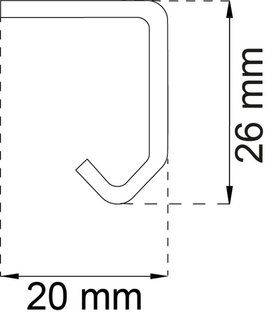 SKJUTDÖRRSSKENA HABO SF-20/30 2M
