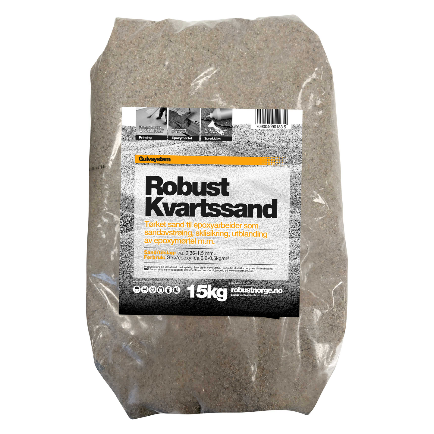 ROBUST KVARTSSAND 15KG