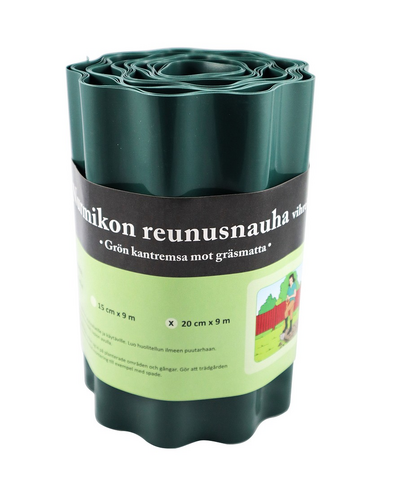 Nurmikon reunusnauha Tarha 20 cm x 9 m vihreä
