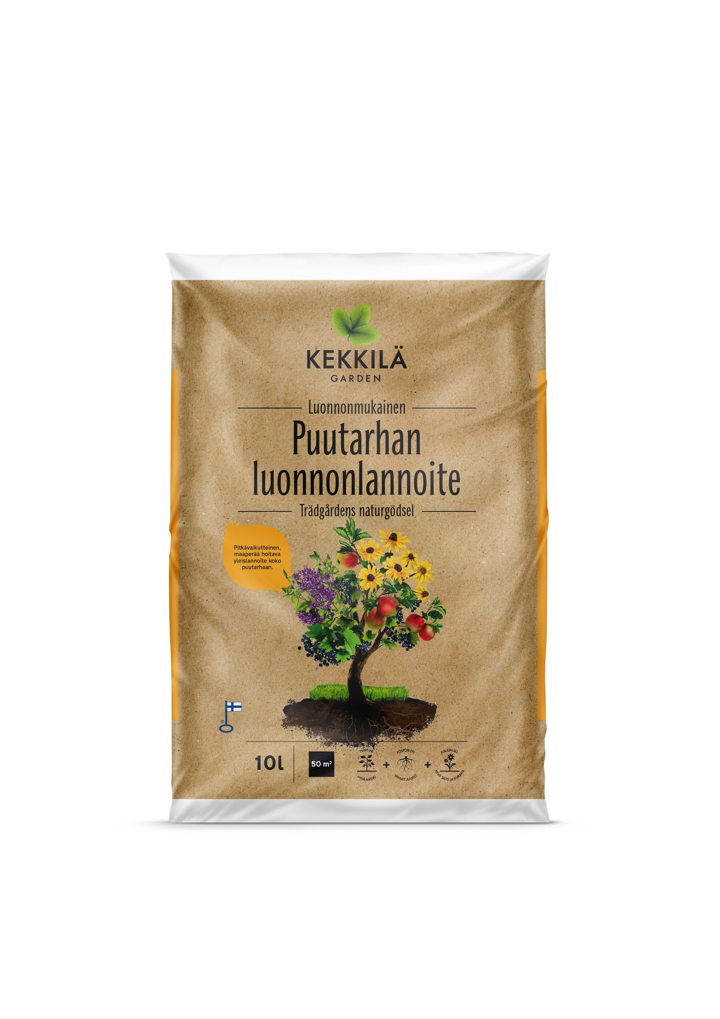 Puutarhan luonnonlannoite Kekkilä 10l