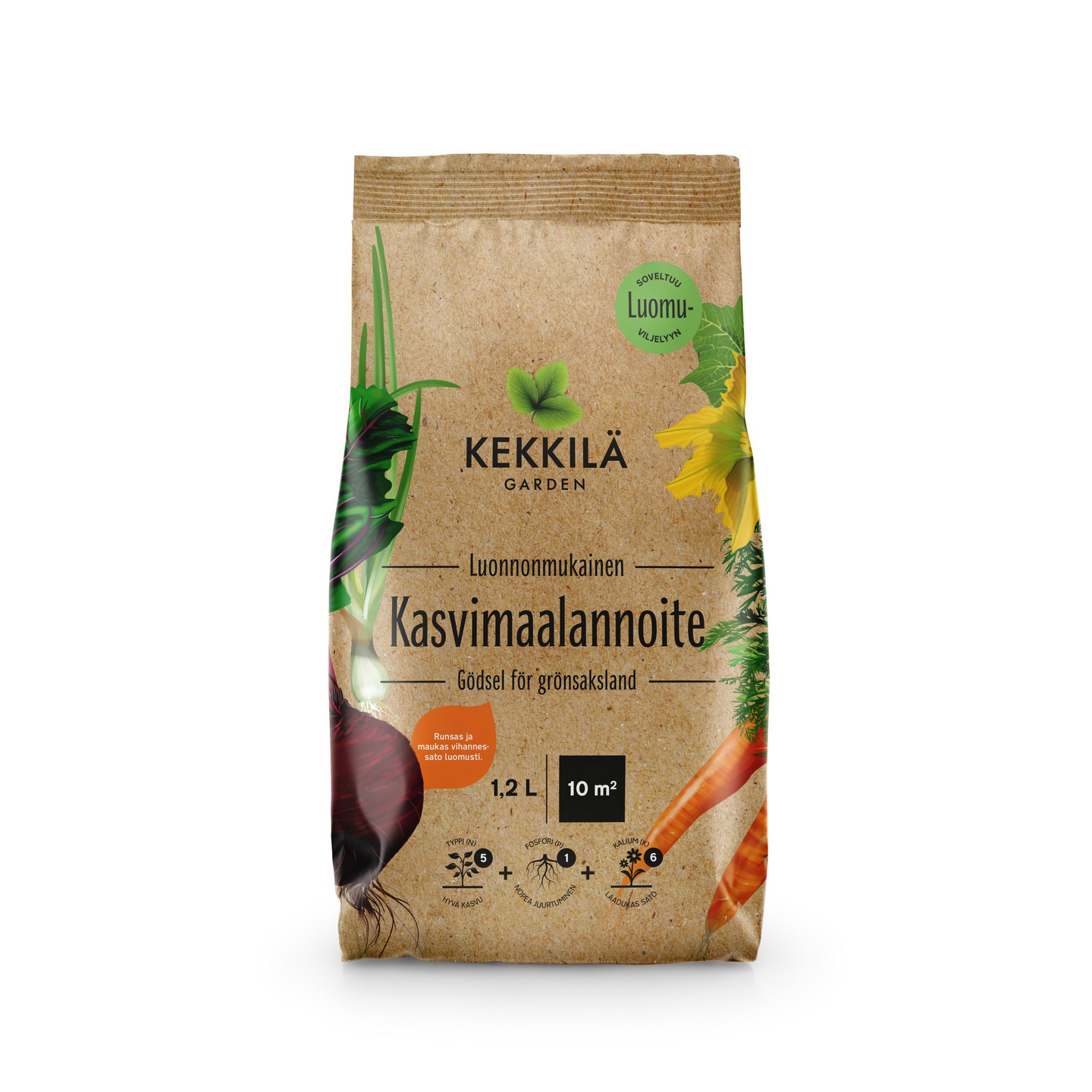 Kasvimaalannoite Kekkilä luonnonmukainen 1,2l