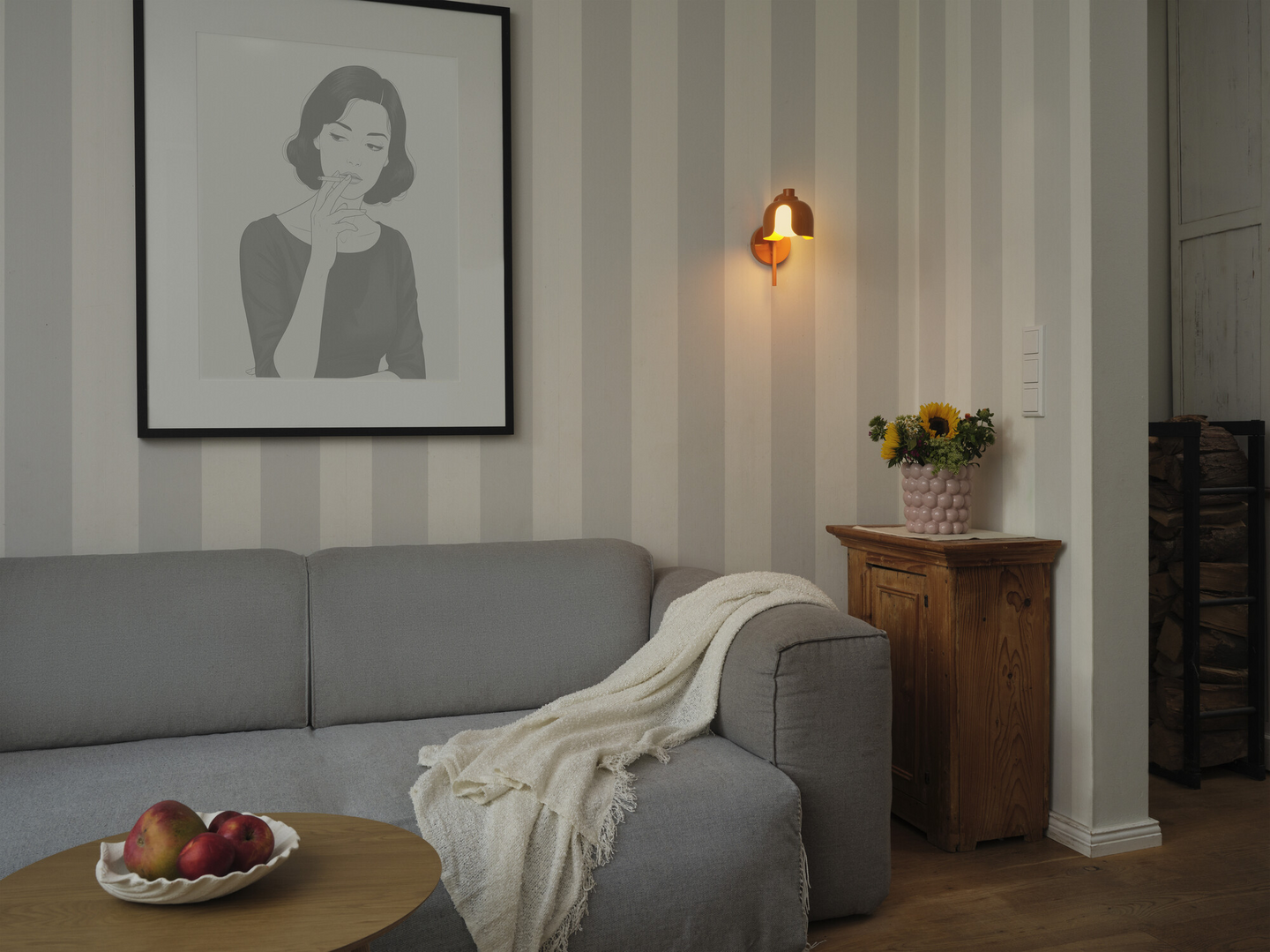 Seinävalaisin OSRAM Decor Corolle G9 oranssi