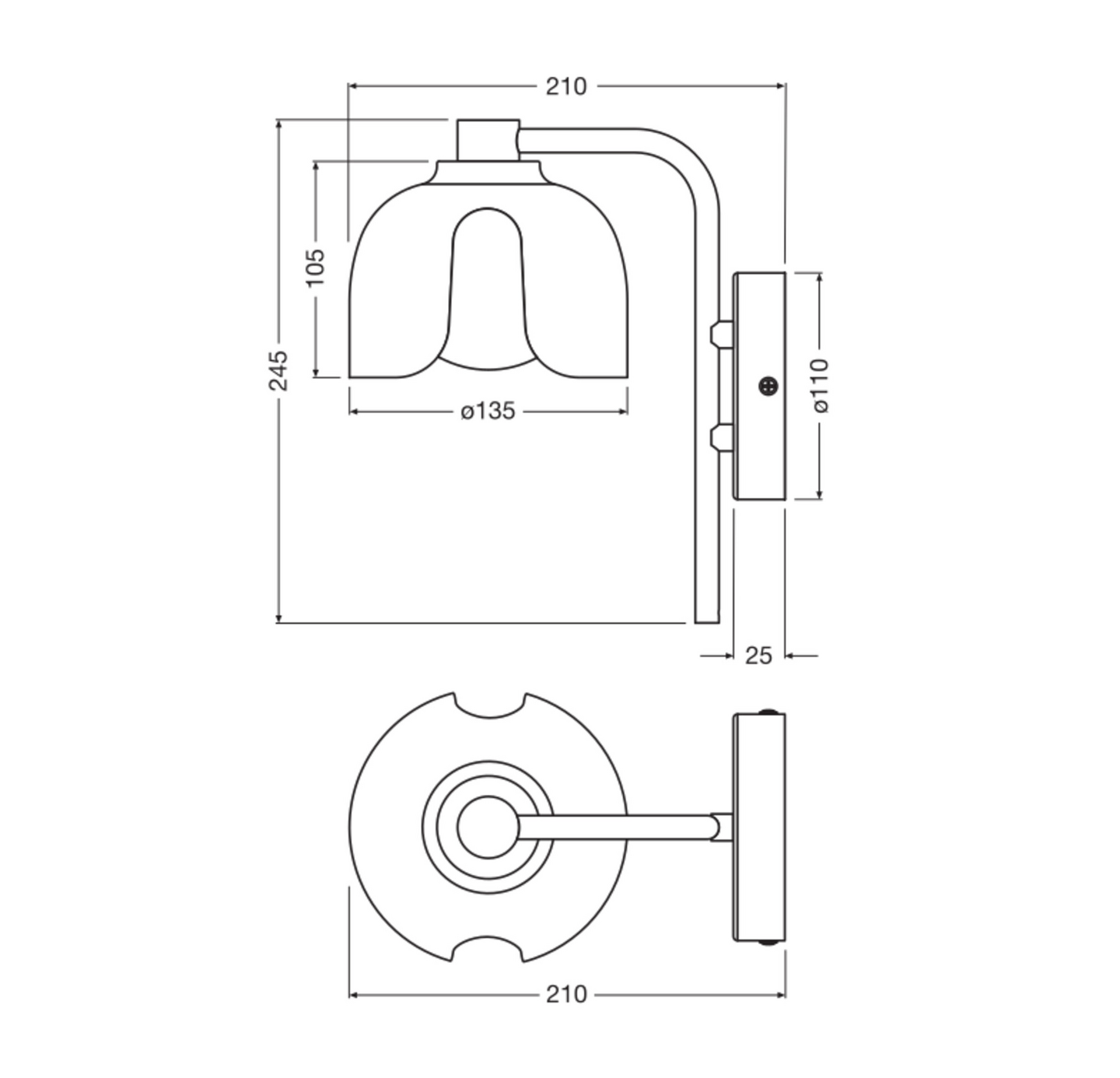 Seinävalaisin OSRAM Decor Corolle G9 vihreä