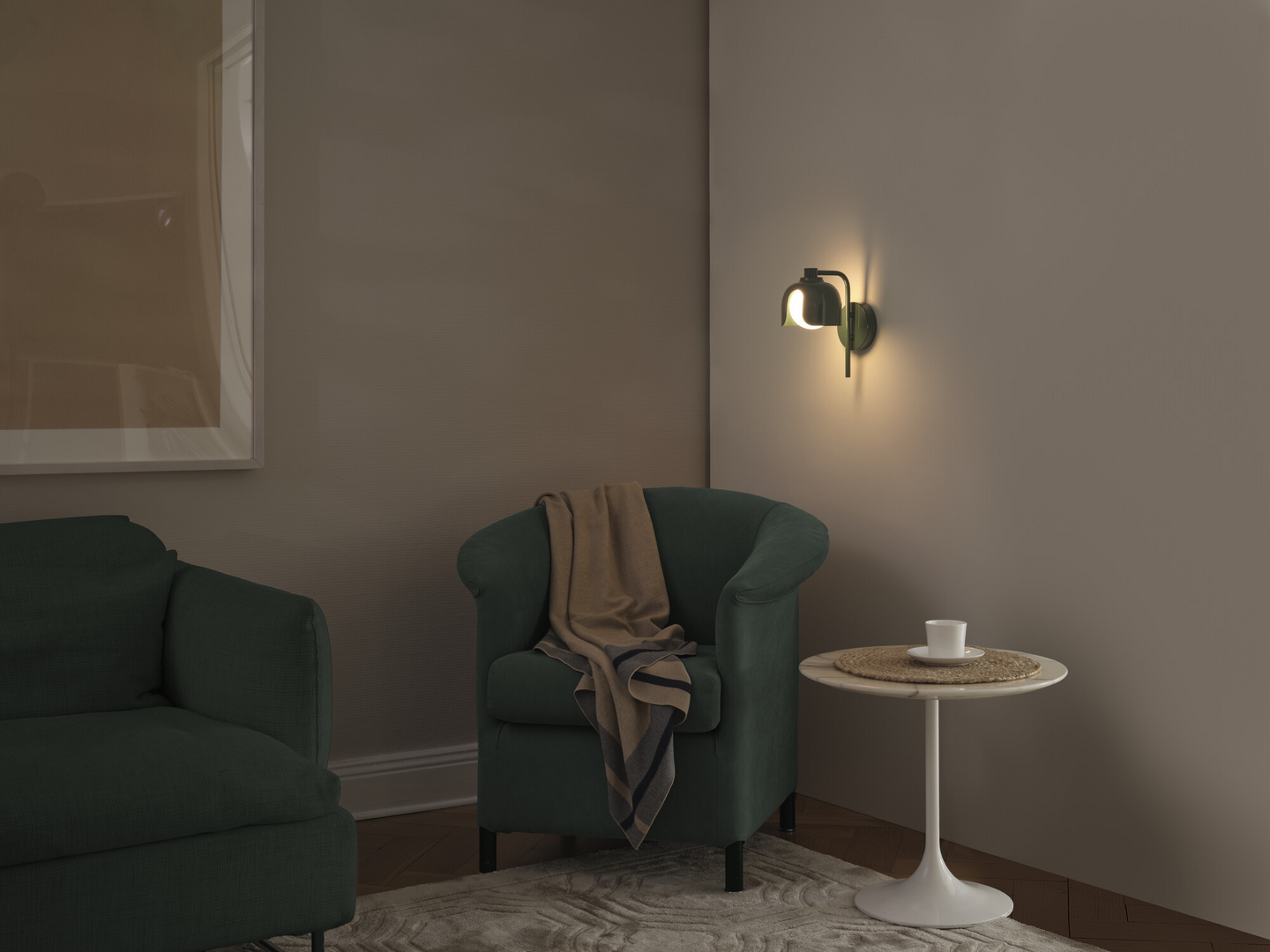 Seinävalaisin OSRAM Decor Corolle G9 vihreä