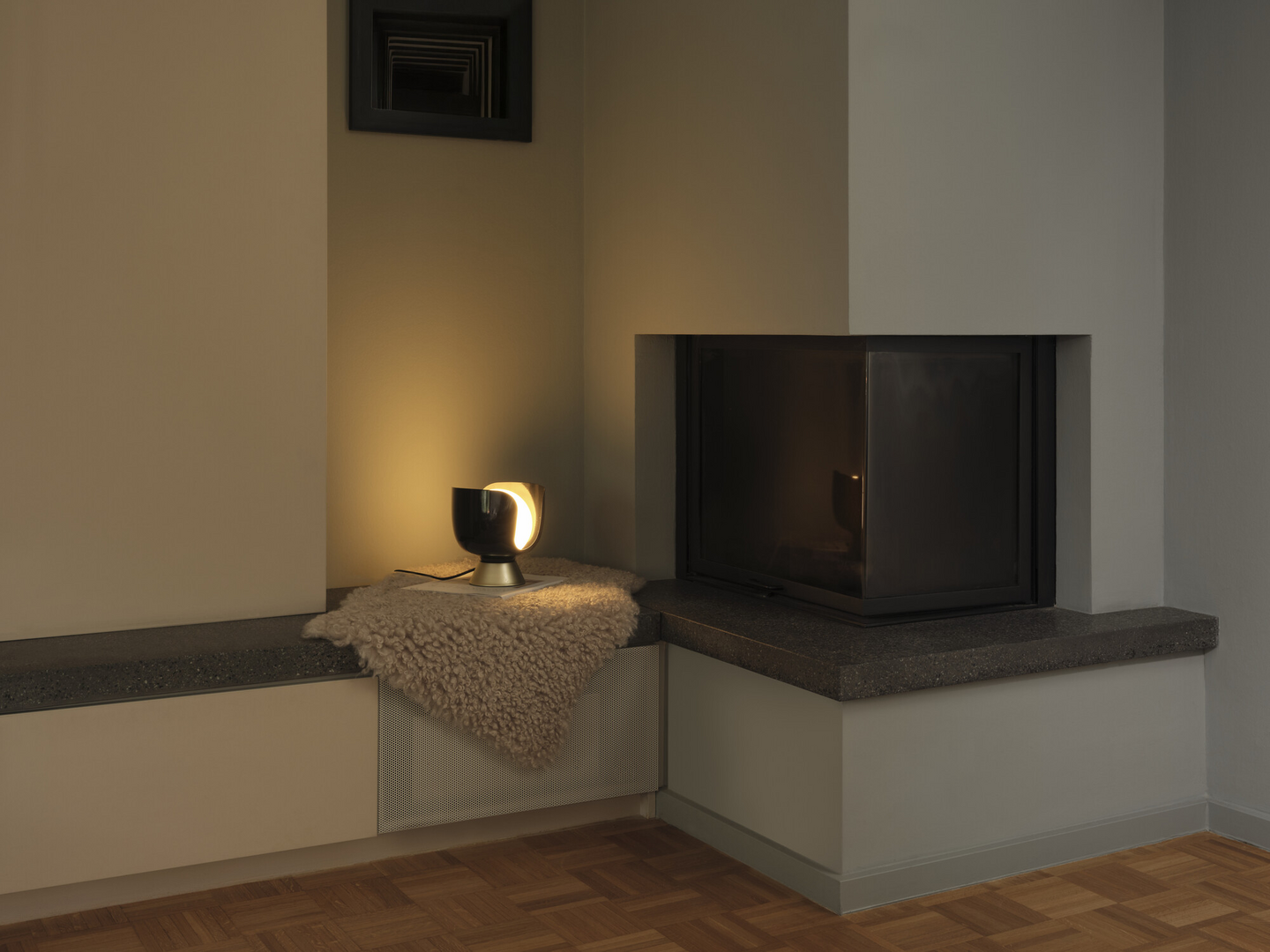 Pöytävalaisin OSRAM Decor Corolle Chalice E14 musta