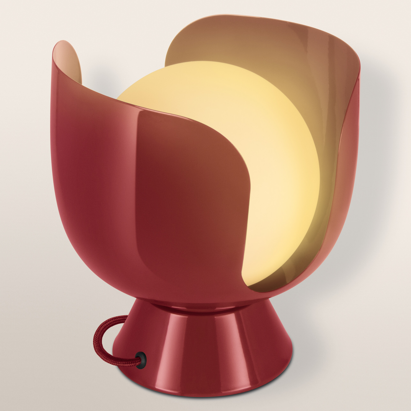 Pöytävalaisin OSRAM Decor Corolle Chalice E14 punainen