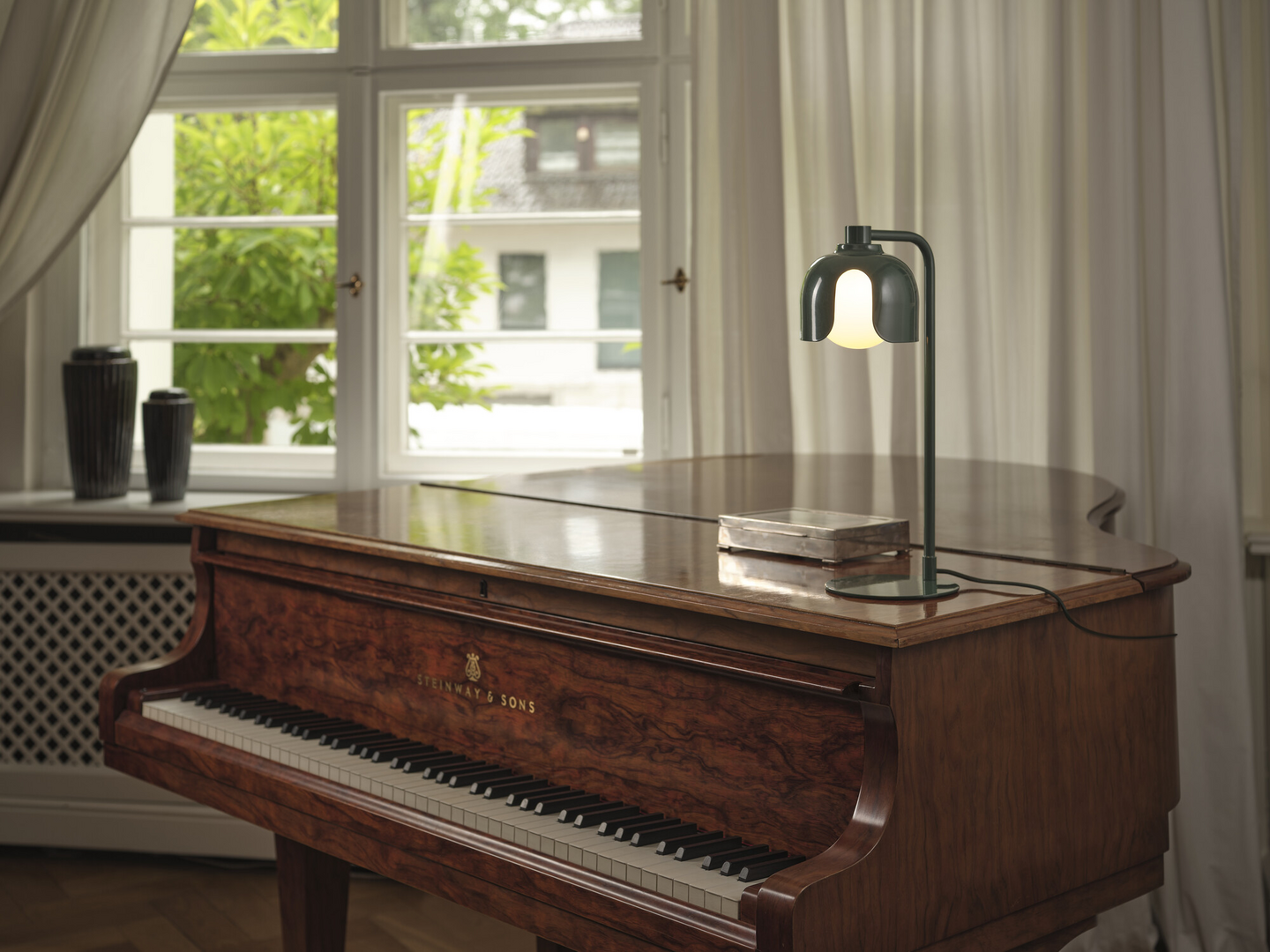 Pöytävalaisin OSRAM Decor Corolle G9 vihreä