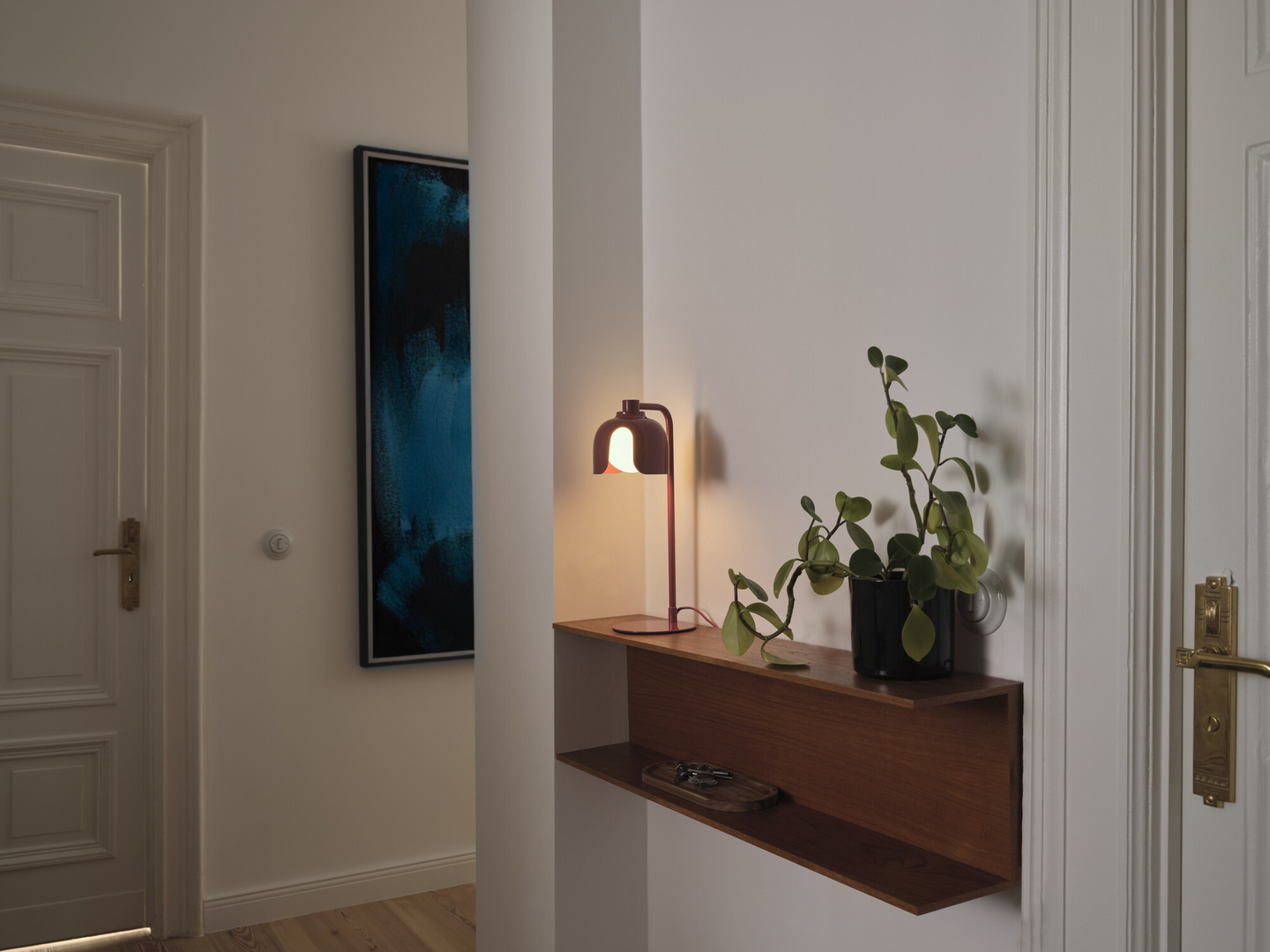 Pöytävalaisin OSRAM Decor Corolle G9 punainen