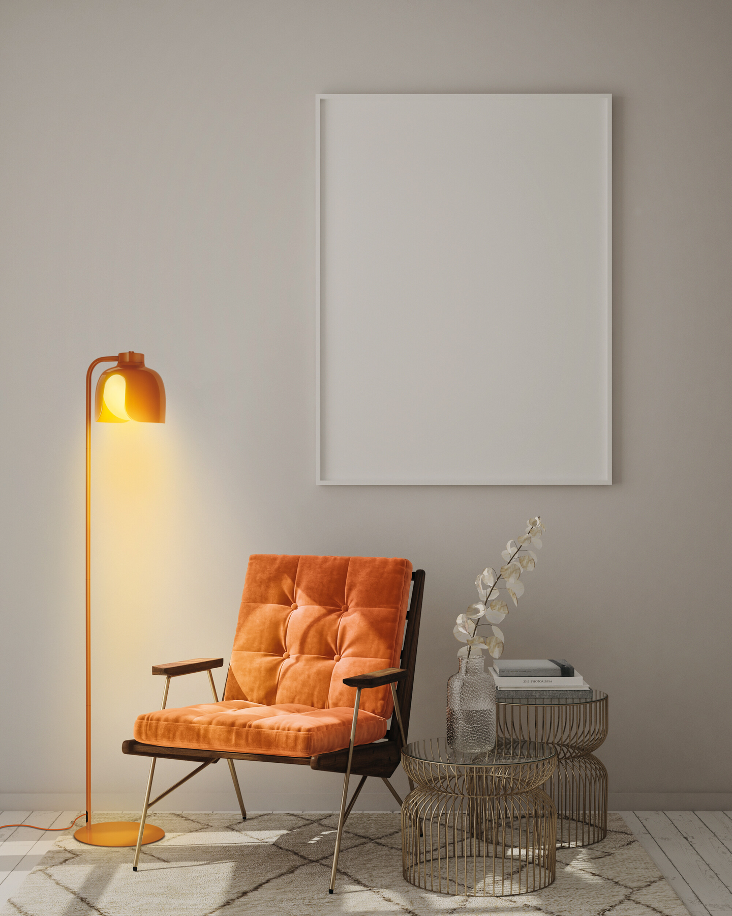 Lattiavalaisin OSRAM Decor Corolle E27 oranssi