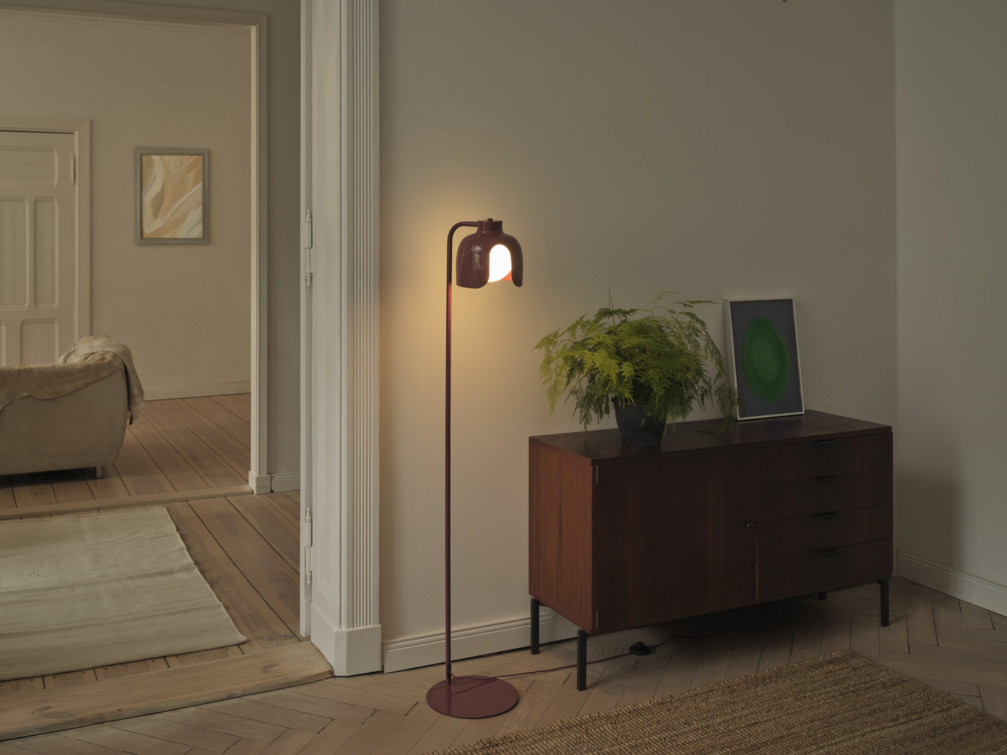 Lattiavalaisin OSRAM Decor Corolle E27 punainen