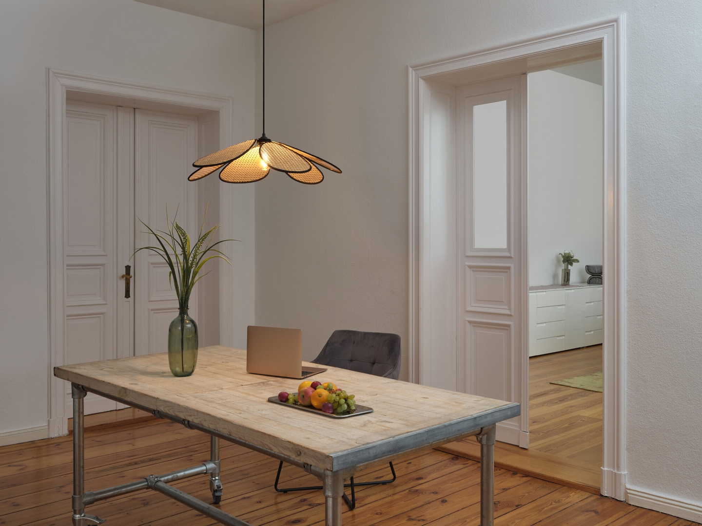 Riippuvalaisin OSRAM Decor Rattan Daisy 690mm E27 rottinki